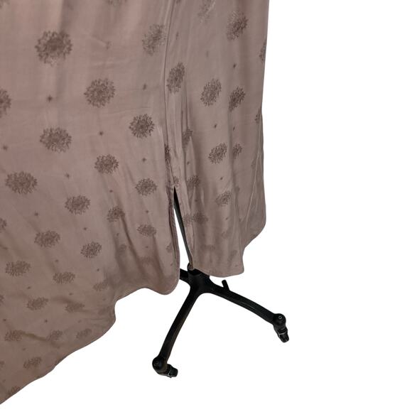 Sandra Mansour x H&M Jacquard Oversized Maxi Dress Kaftan Tan Size Large - Picture 10 of 16